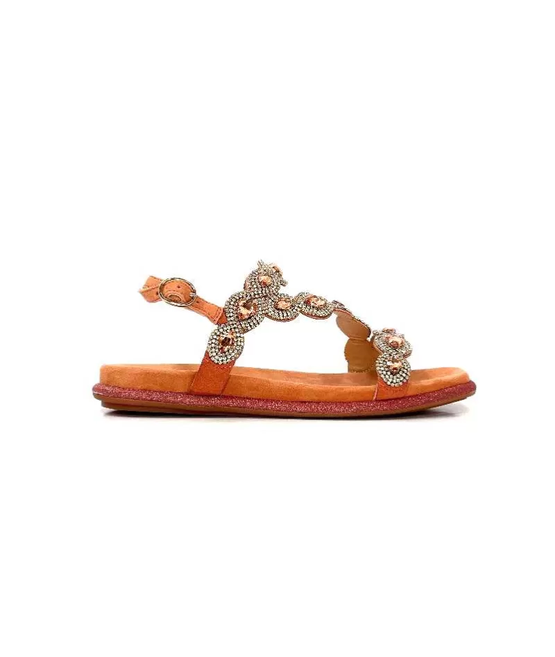 Alma En Pena 23381 Orange-Femme Sandales