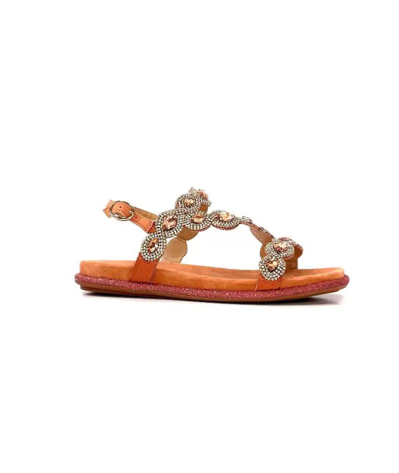 Alma En Pena 23381 Orange-Femme Sandales