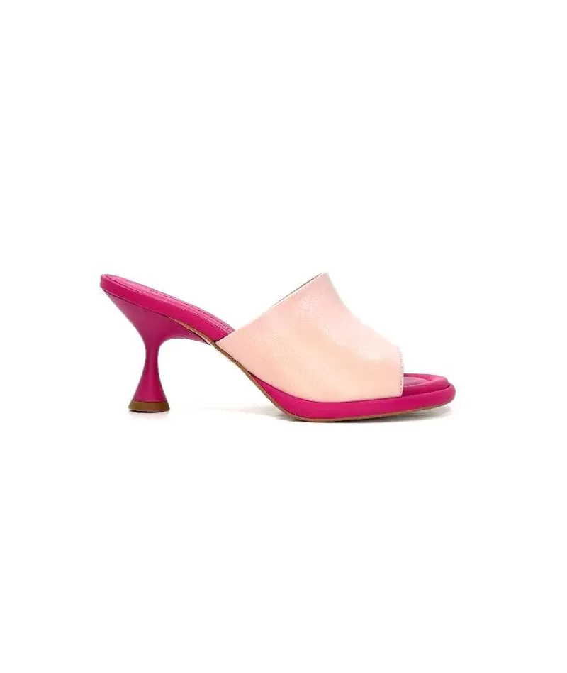 angel alarcon 23057 Cuir Fushia-Femme Mules