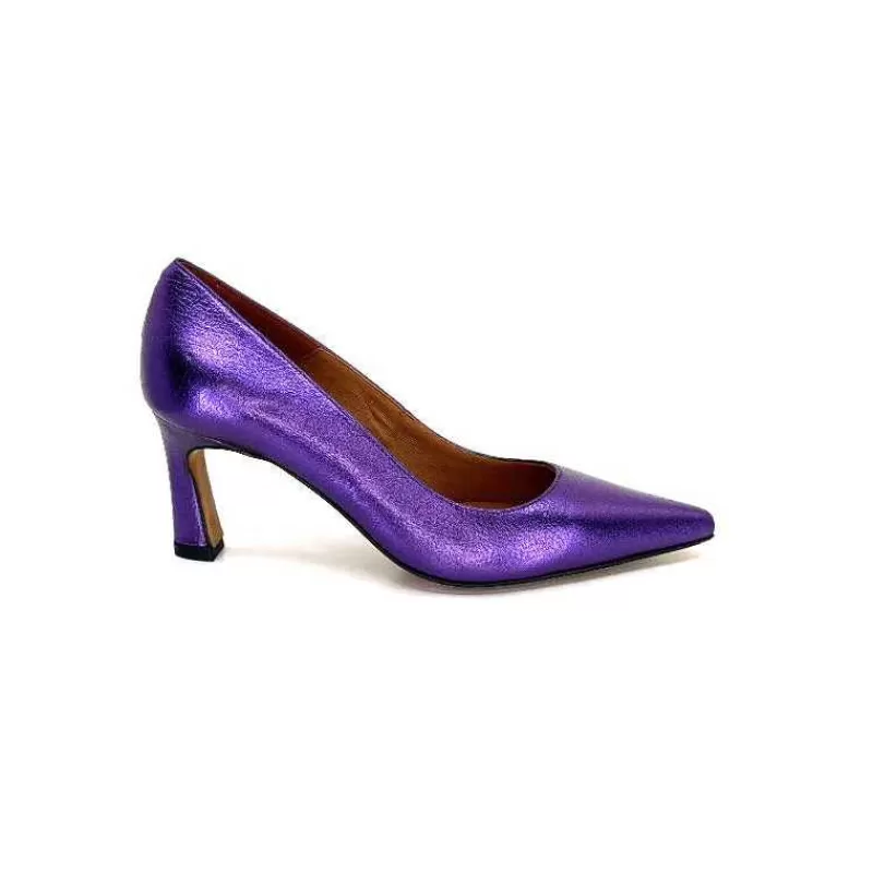 angel alarcon A23548 Cuir Violet-Femme Escarpins