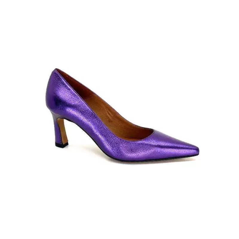 angel alarcon A23548 Cuir Violet-Femme Escarpins