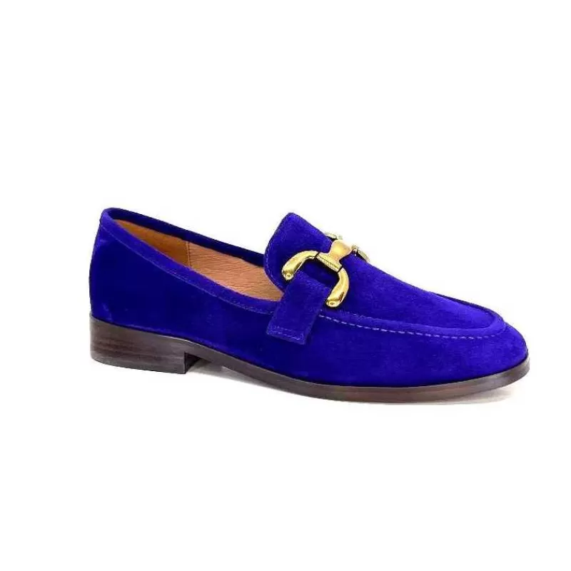 bibi lou 572 Daim Violet-Femme Mocassins