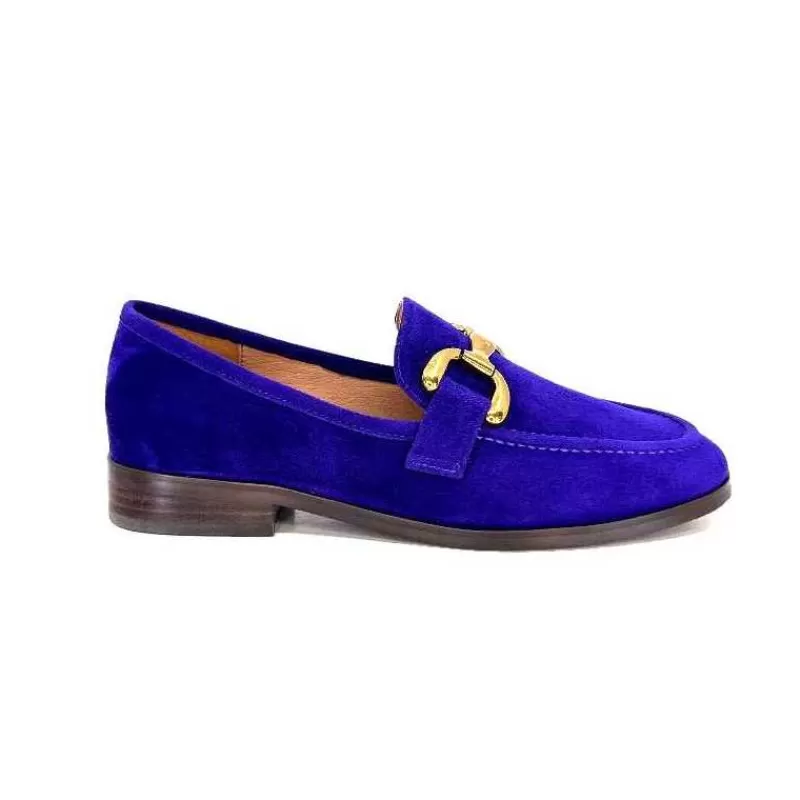 bibi lou 572 Daim Violet-Femme Mocassins