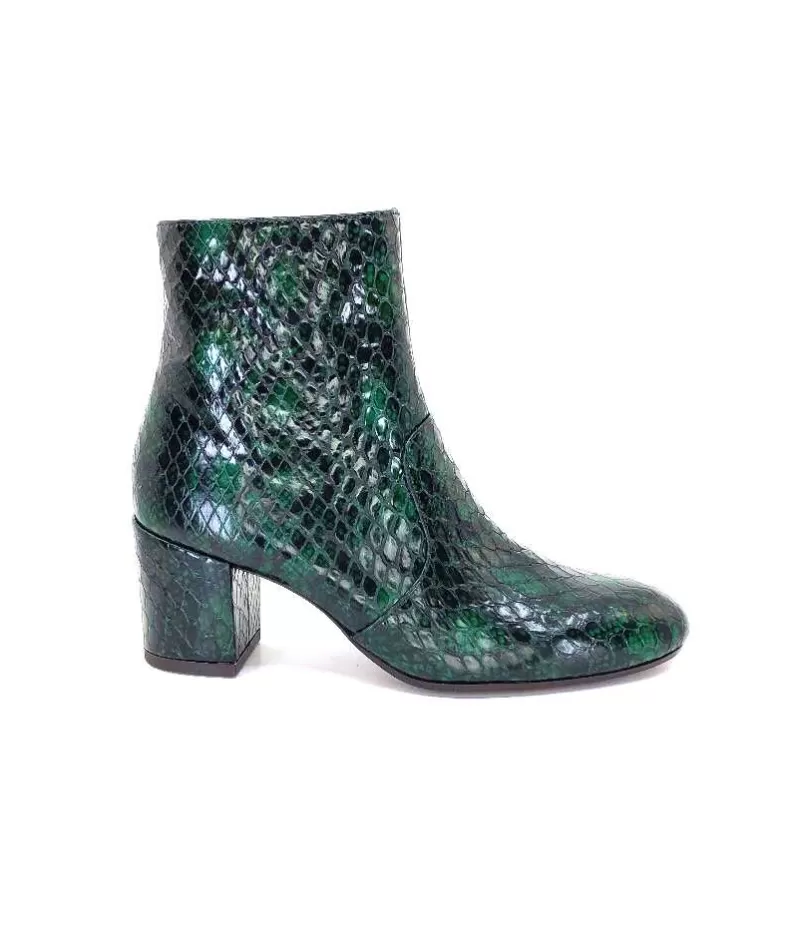 Chie Mihara Nurina Cuir Gabi Vert-Femme Bottines