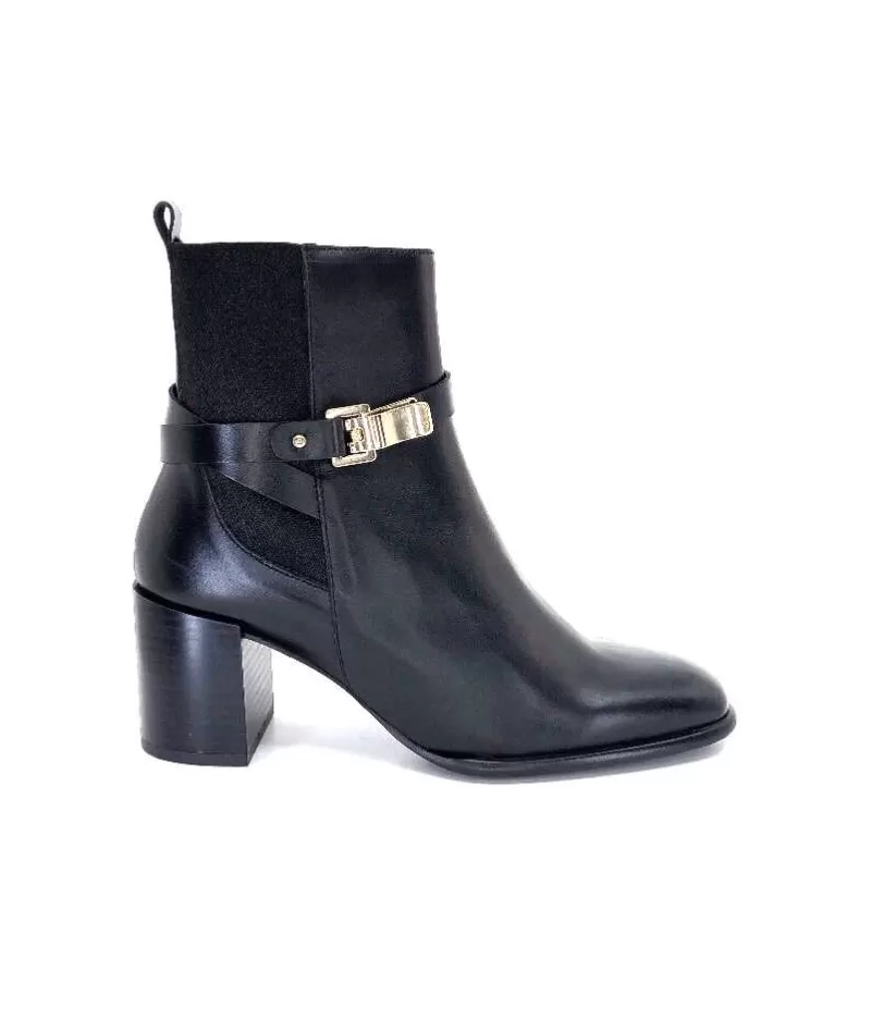 Dansi 4980 Cuir Noir-Femme Bottines