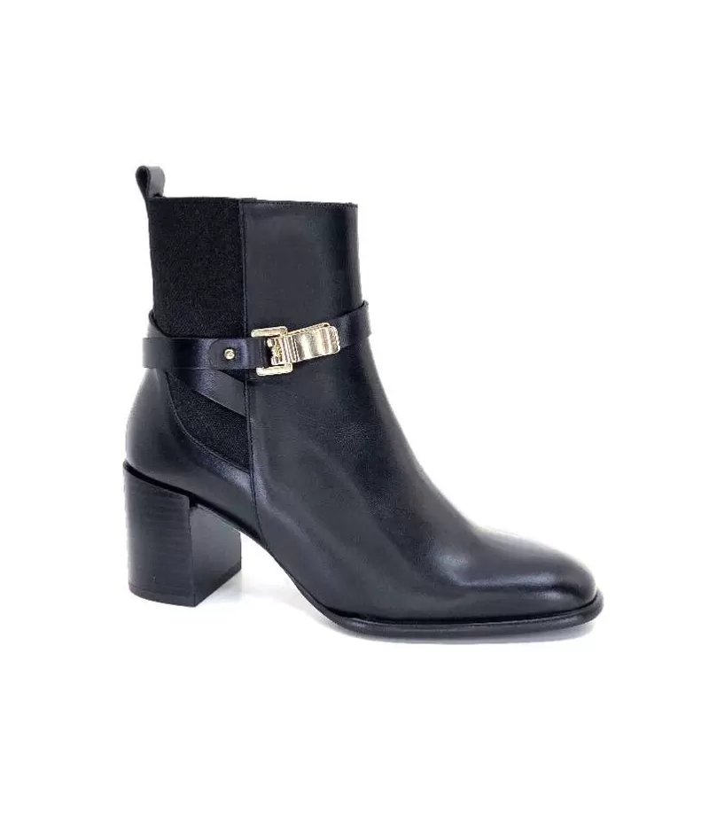 Dansi 4980 Cuir Noir-Femme Bottines