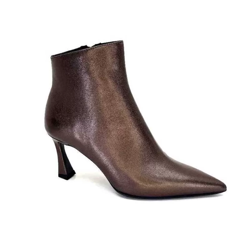 moon flower - enzo di martino Enzo Di Martino Eli 705 Cuir Bronze-Femme Bottines