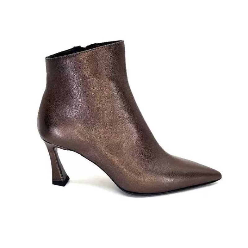 moon flower - enzo di martino Enzo Di Martino Eli 705 Cuir Bronze-Femme Bottines