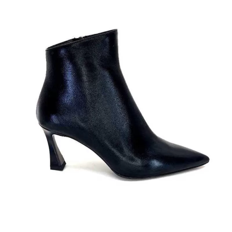 moon flower - enzo di martino Enzo Di Martino Eli 705 Cuir Noir-Femme Bottines