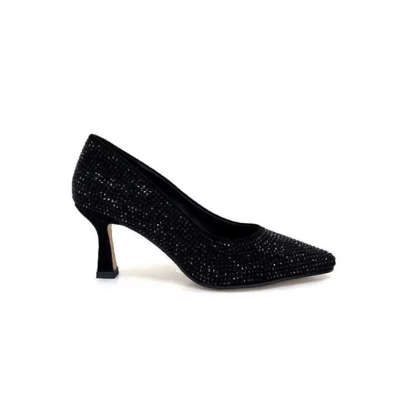 Pedro Miralles Escarpins 25626 Daim Noir-Femme Escarpins