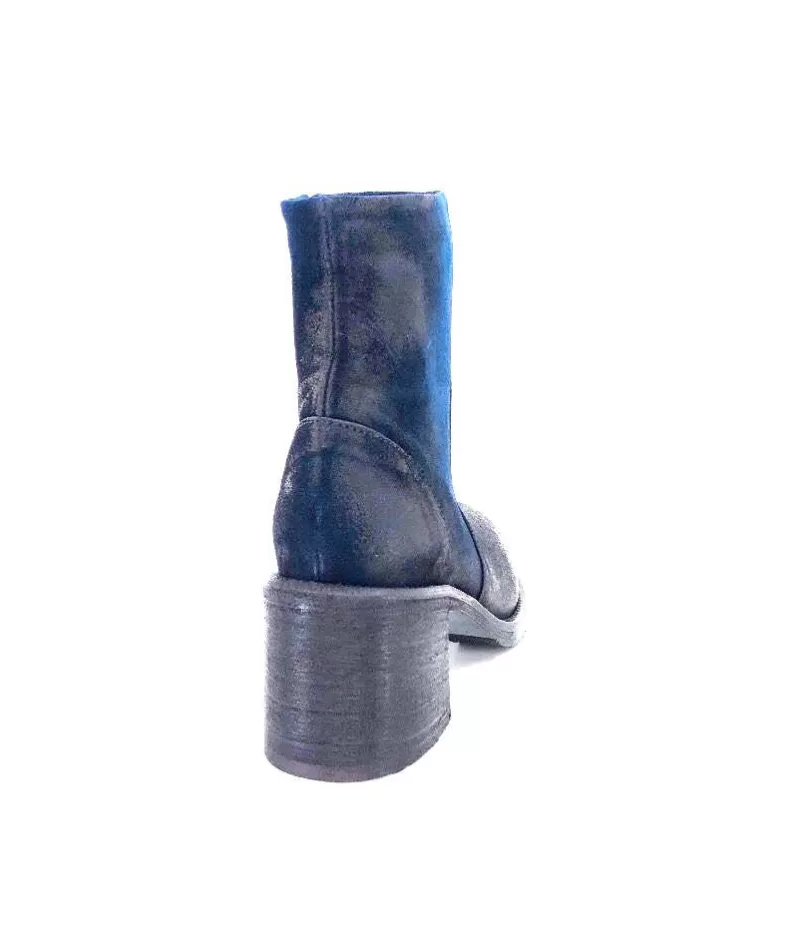 Fru.it 7740 Daim Vintage Bleu Petrole-Femme Bottines