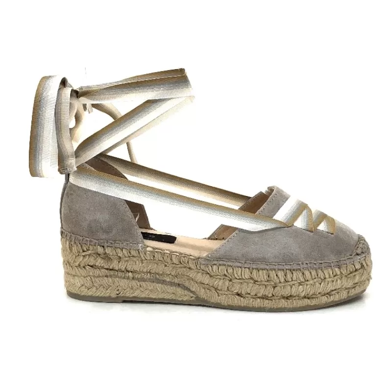 Gaimo Eva Daim Stone-Femme Espadrilles