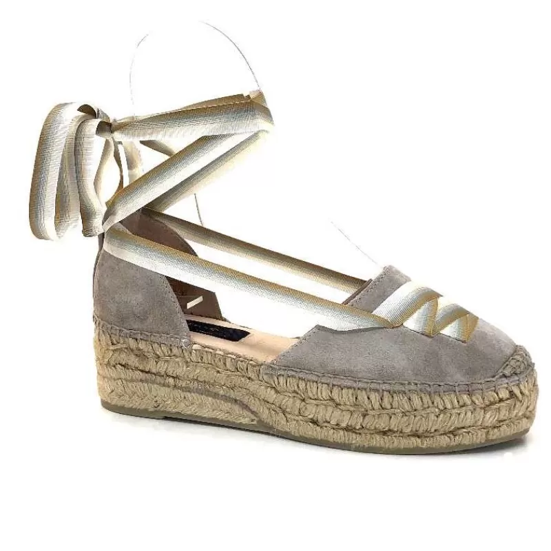 Gaimo Eva Daim Stone-Femme Espadrilles