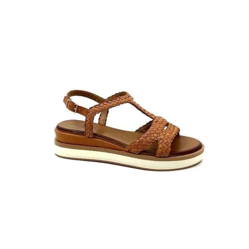 Inuovo 113066 Cuir Coconut-Femme Plateformes