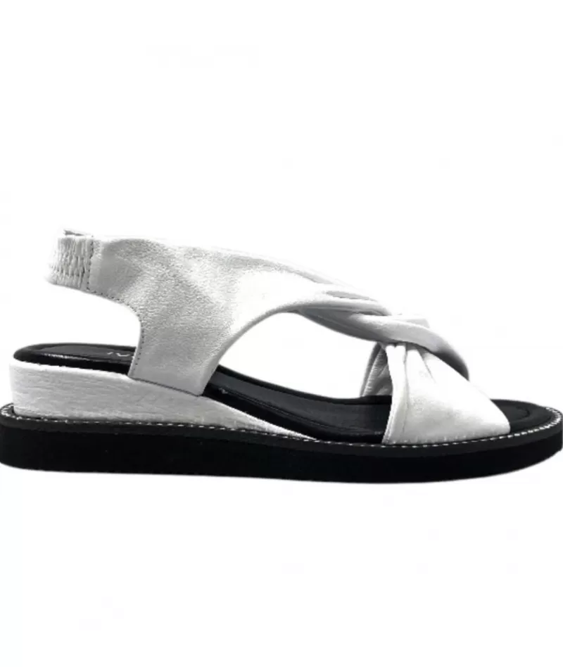 Ivoire-354 Ivoire 107614 Cuir Blanc-Femme Sandales