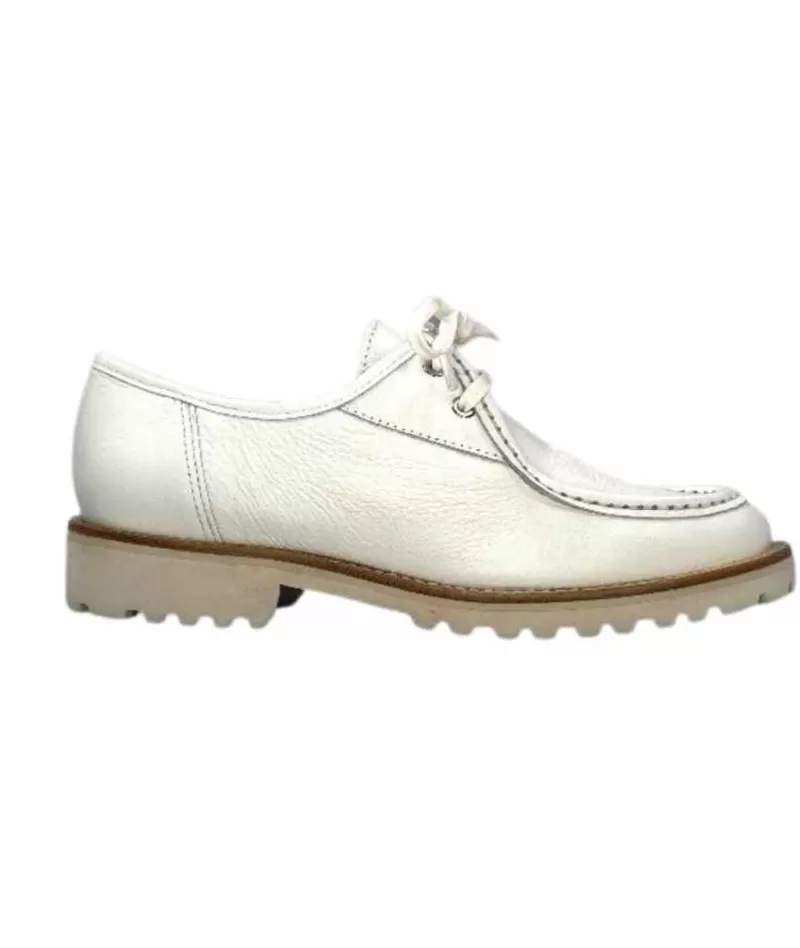 Ivoire0236a Ivoire 14346 Kamik Cuir Blanc-Femme Lacets