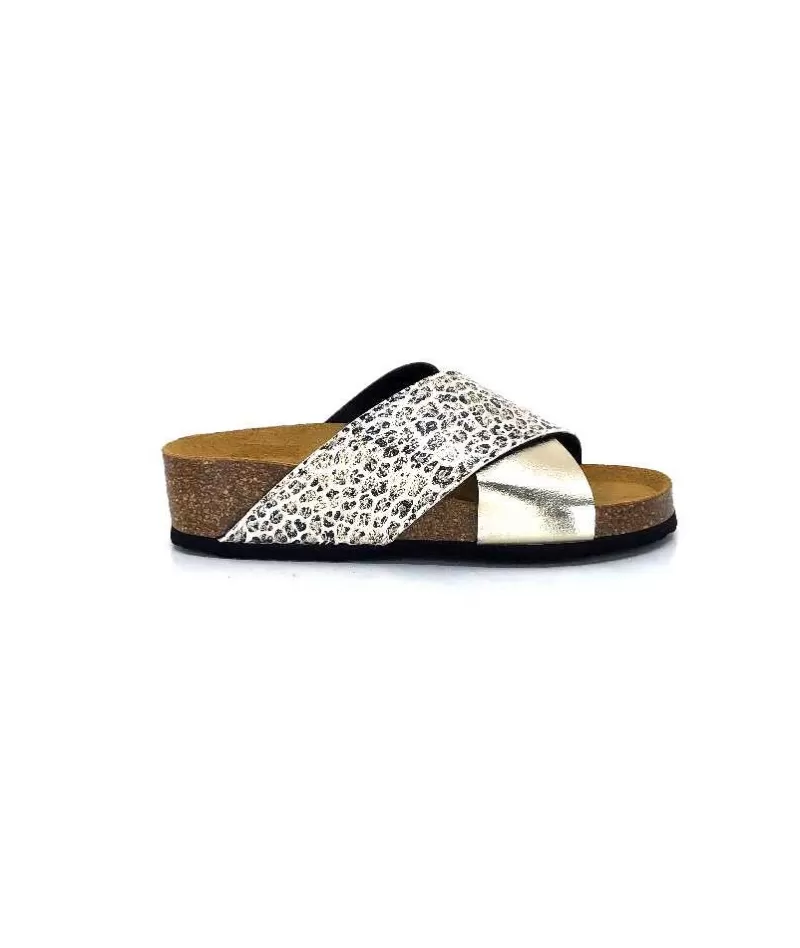 Ivoire0098a Ivoire 1484 Lam 28 Leopard Dore-Femme Plagettes