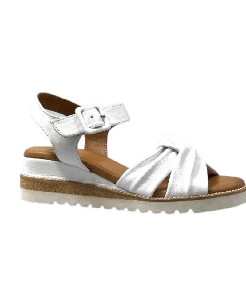 erdo Ivoire 1613.0092 Cuir Blanc-Femme Sandales