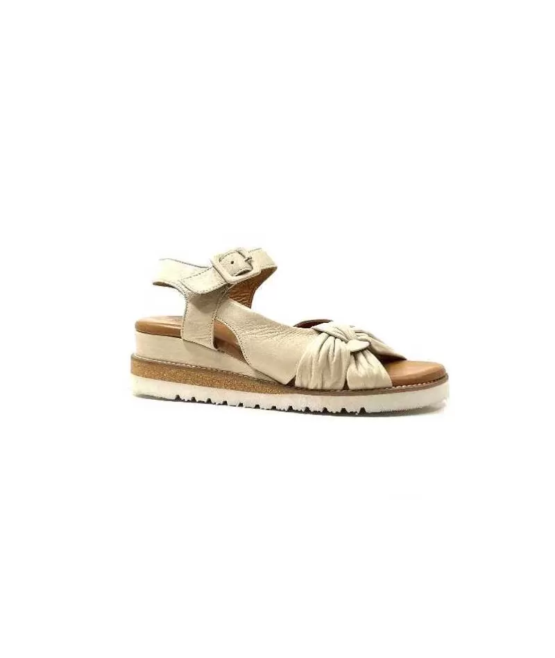 erdo Ivoire 1639-0092 Cuir Beige-Femme Sandales