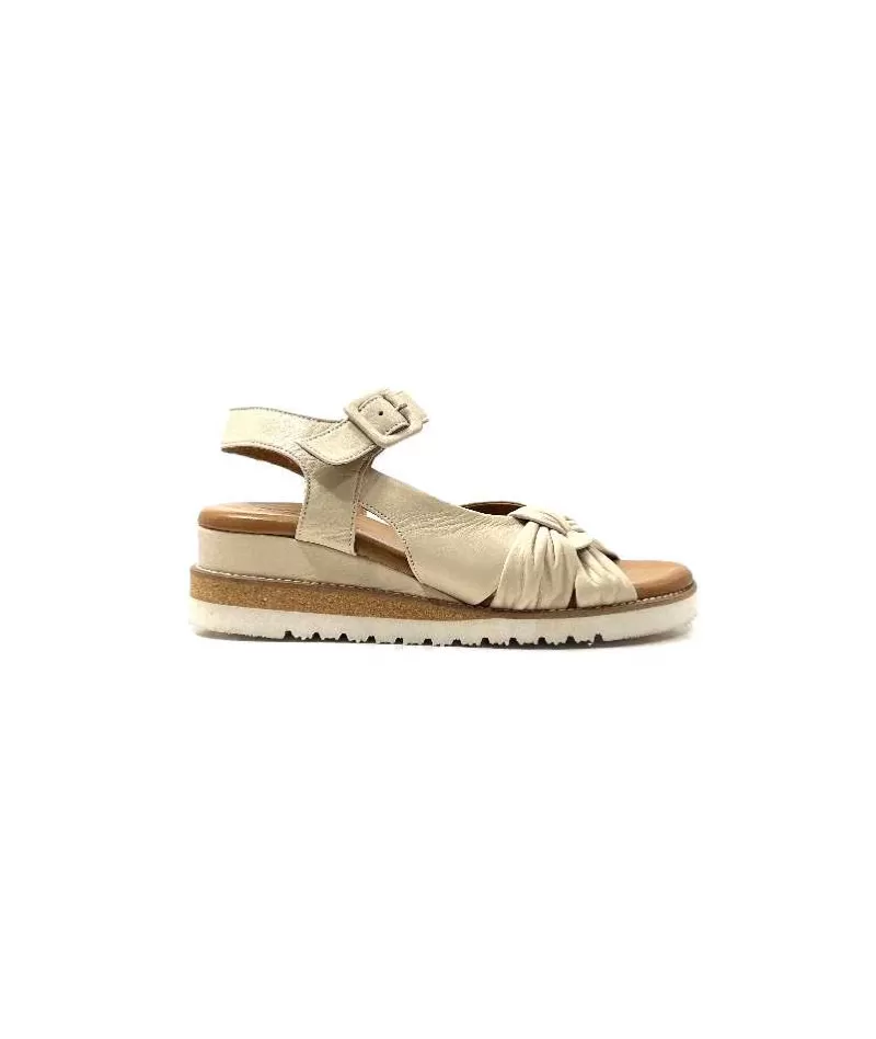 erdo Ivoire 1639-0092 Cuir Beige-Femme Sandales