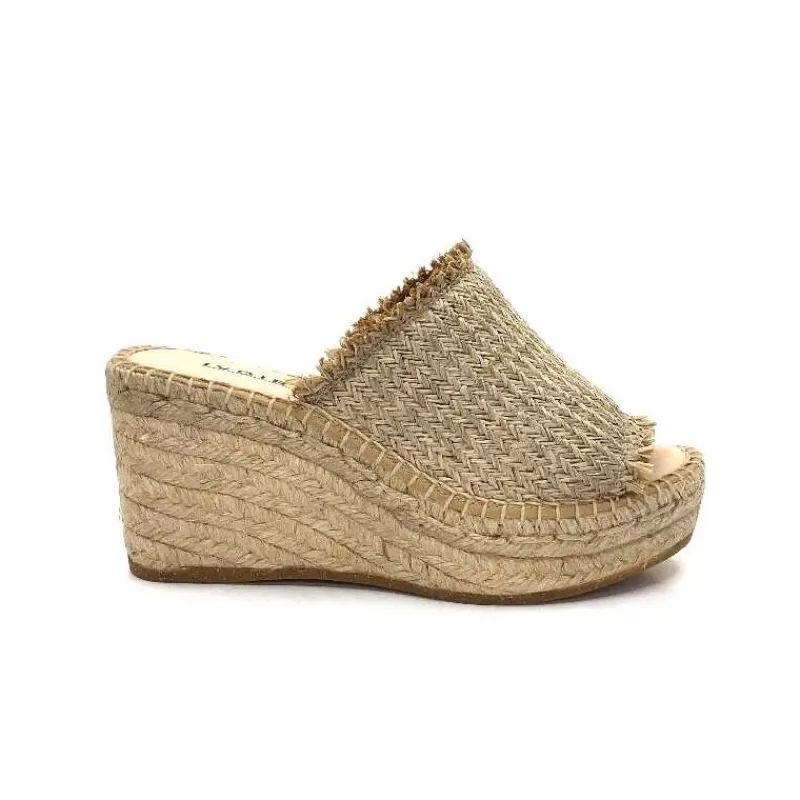 Kanna Ivoire 21321 Caprie Raffia Natural-Femme Mules