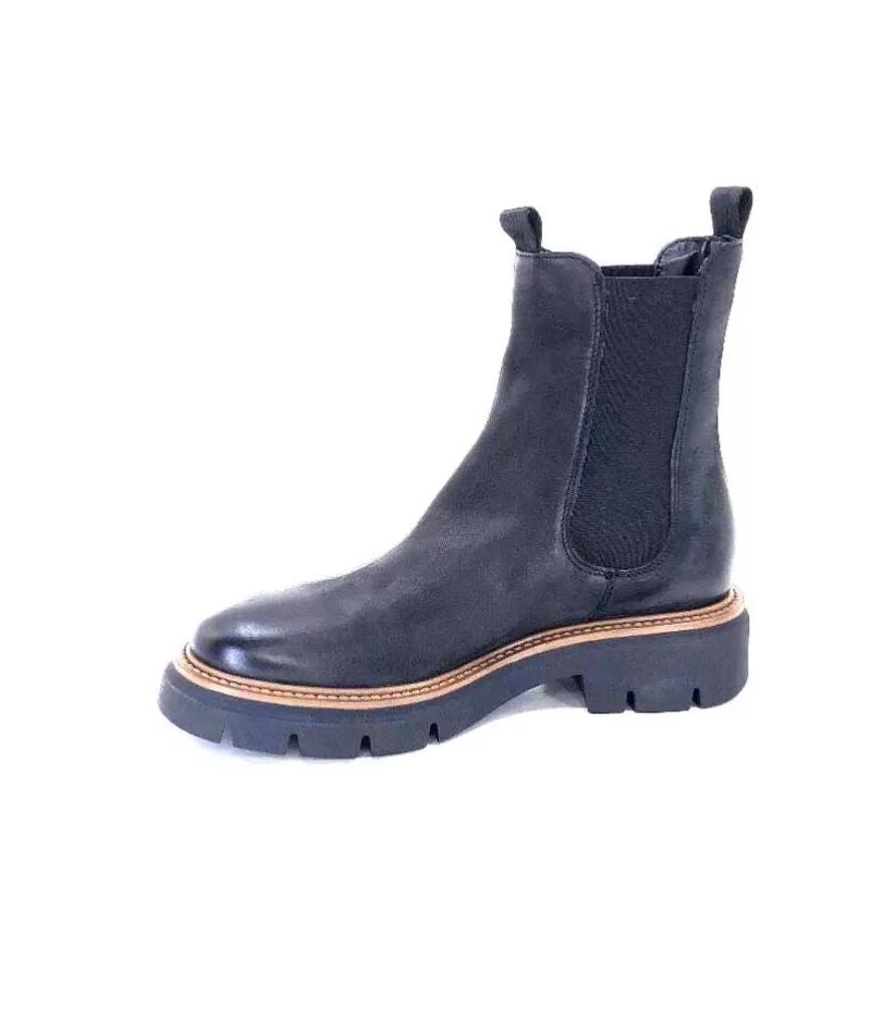 Ivoire0104a Ivoire 50197 Cuir Vintage Noir-Femme Bottines