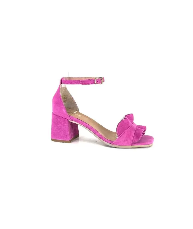 Ivoire0351a Ivoire 8453770 Daim Fushia-Femme Sandales