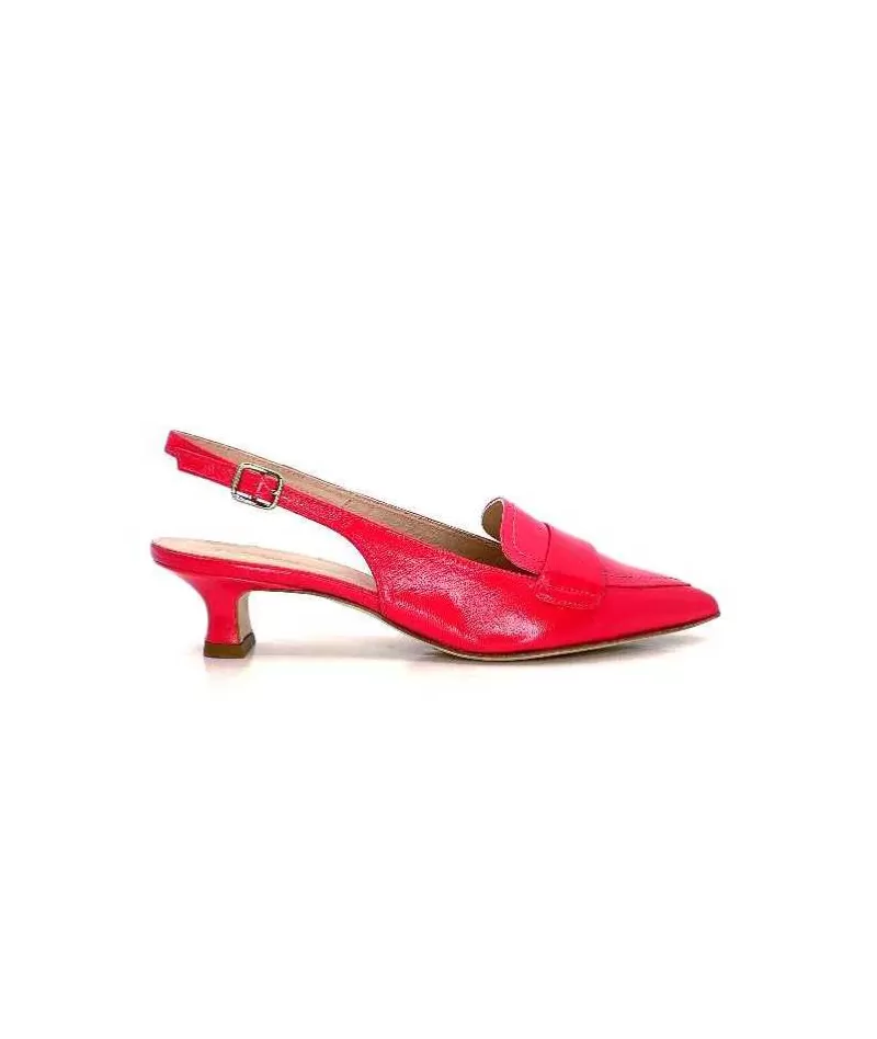 Ivoire0532 Ivoire R4232 Cuir Rose Ciclamino-Femme Escarpins