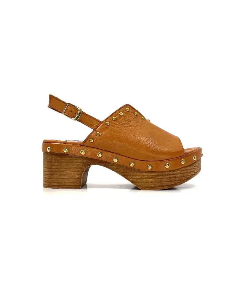 gloria Ivoire Tkn05 Cuir Coconut-Femme Plateformes