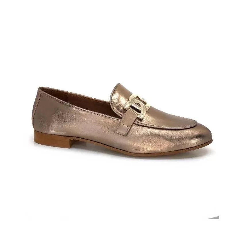 JHay 7259 Cuir Rose-Femme Mocassins