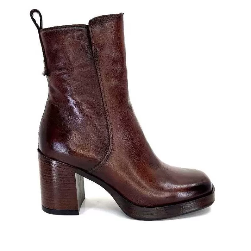 Mjus P96212 Cuir Chocolate-Femme Bottines