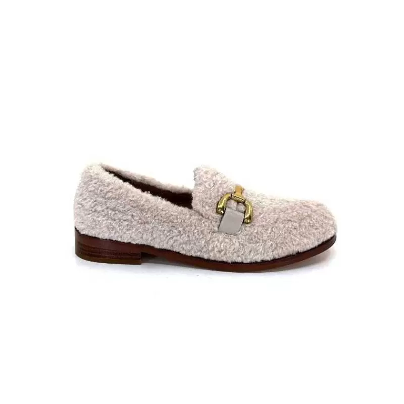 bibi lou Mocassins 570 Textile Beige-Femme Mocassins