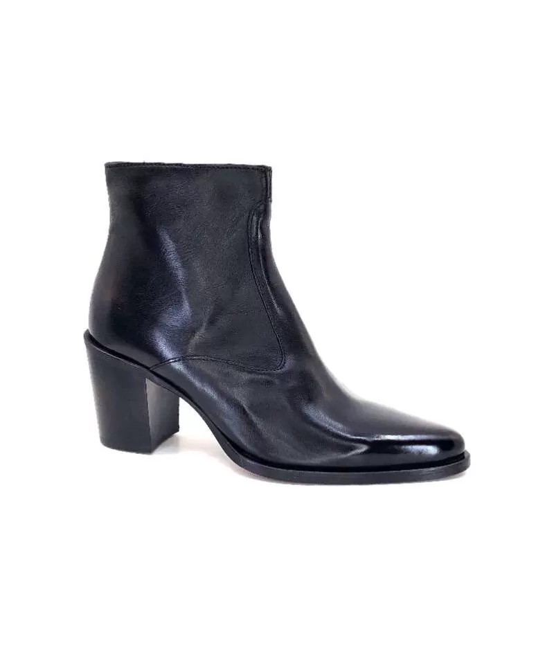 Muratti S0960J Rombies Cuir Noir-Femme Bottines