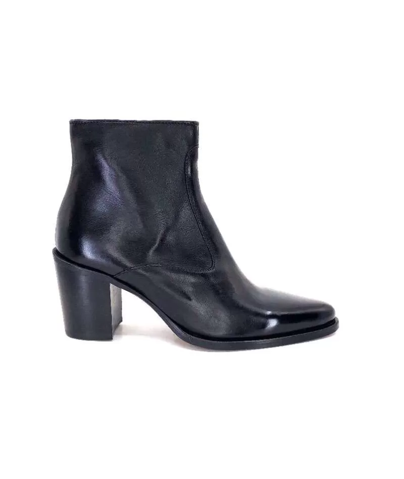 Muratti S0960J Rombies Cuir Noir-Femme Bottines