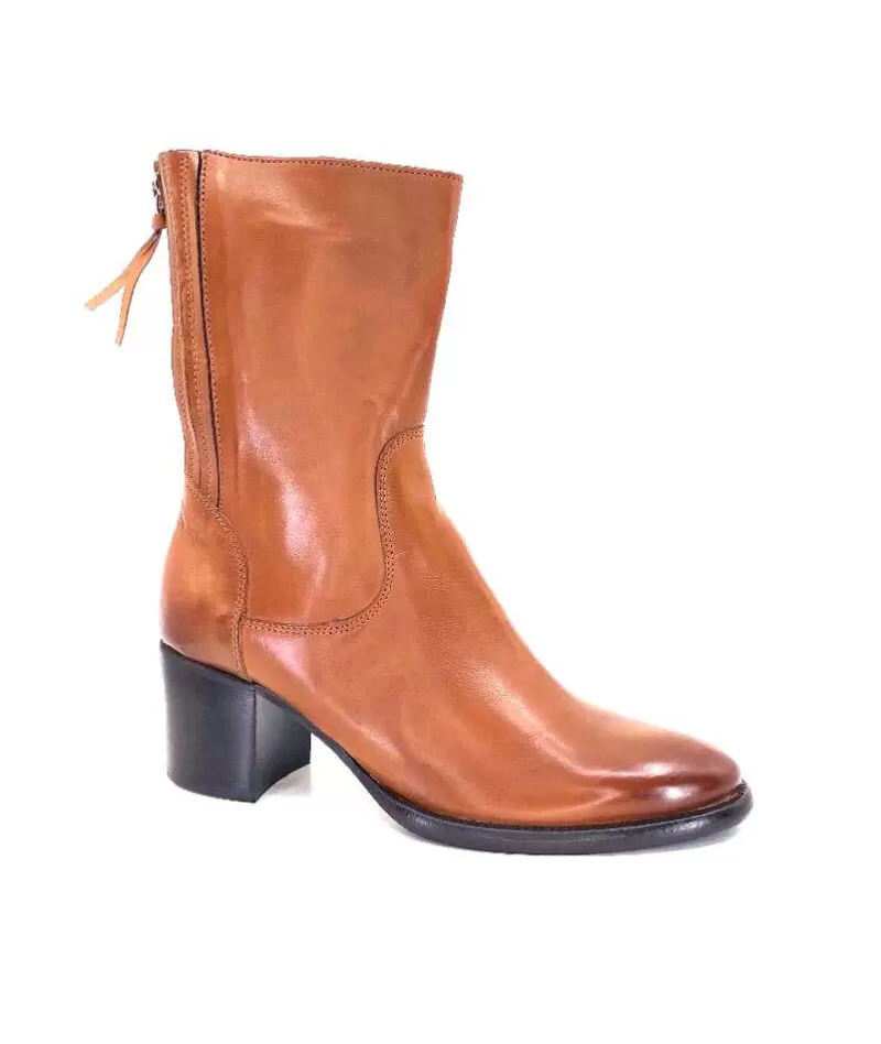 Muratti S0981J Roncey Cuir Cognac-Femme Bottines