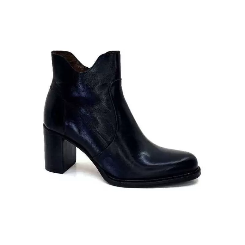 Muratti S1212 J Racle Cuir Noir-Femme Bottines