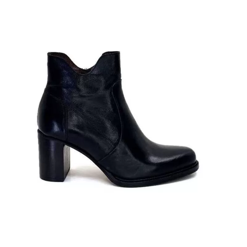 Muratti S1212 J Racle Cuir Noir-Femme Bottines