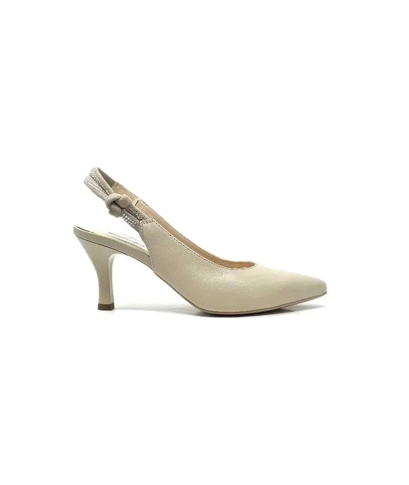 Nero Giardini 18341 Cuir Sand-Femme Escarpins