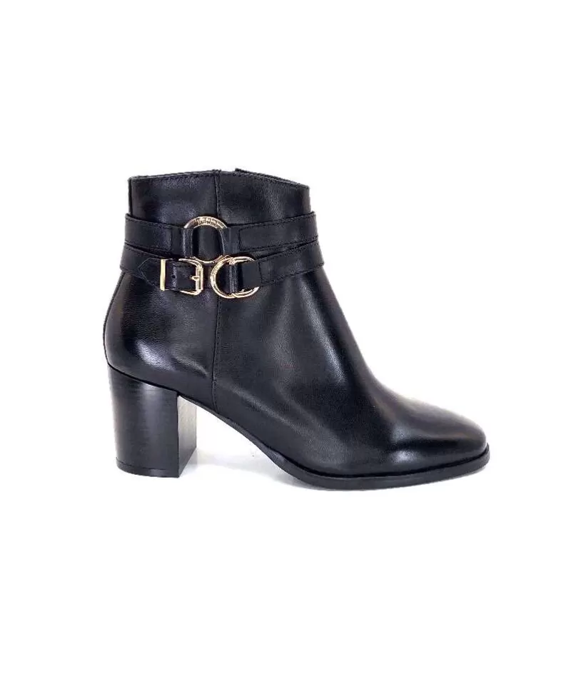 Regarde Le Ciel Regard Joan 01 Cuir Noir-Femme Bottines