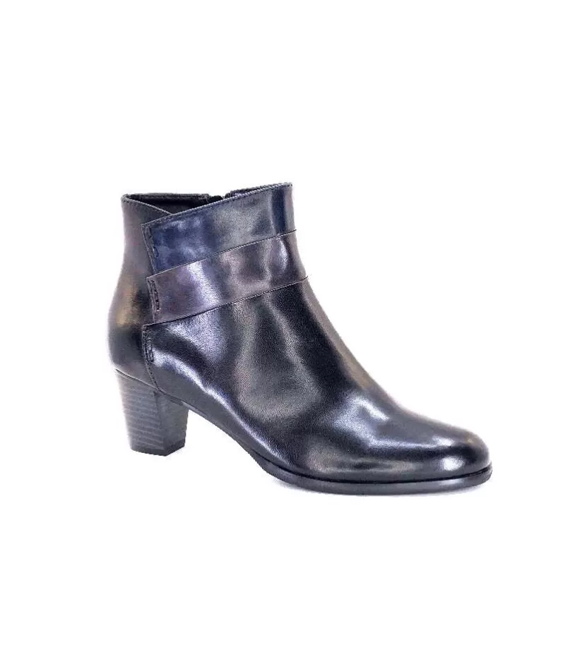 Regarde Le Ciel Regarde De Ciel Sonia 133 Cuir Noir-Femme Bottines