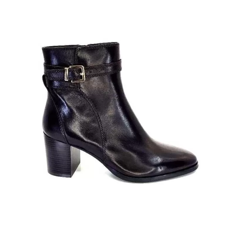 Regarde Le Ciel Johan 09 Cuir Marron-Femme Bottines