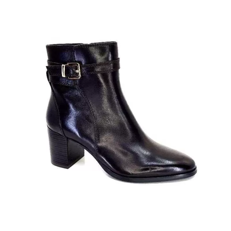 Regarde Le Ciel Johan 09 Cuir Marron-Femme Bottines