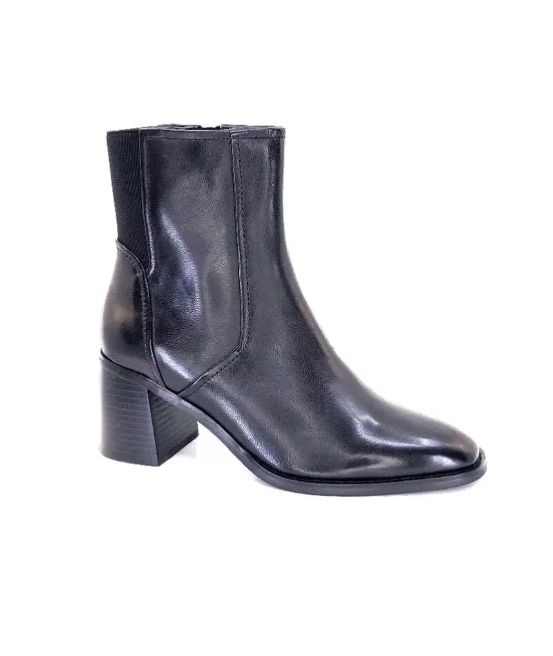 Regarde Le Ciel Sisko 01 Cuir Noir-Femme Bottines