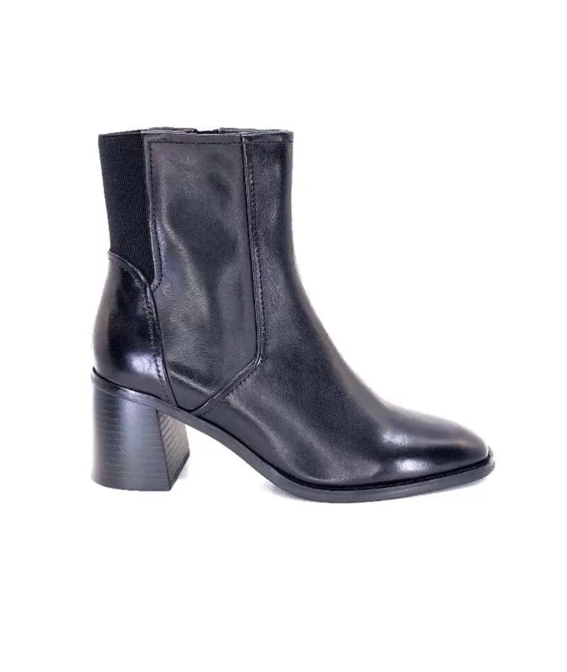 Regarde Le Ciel Sisko 01 Cuir Noir-Femme Bottines