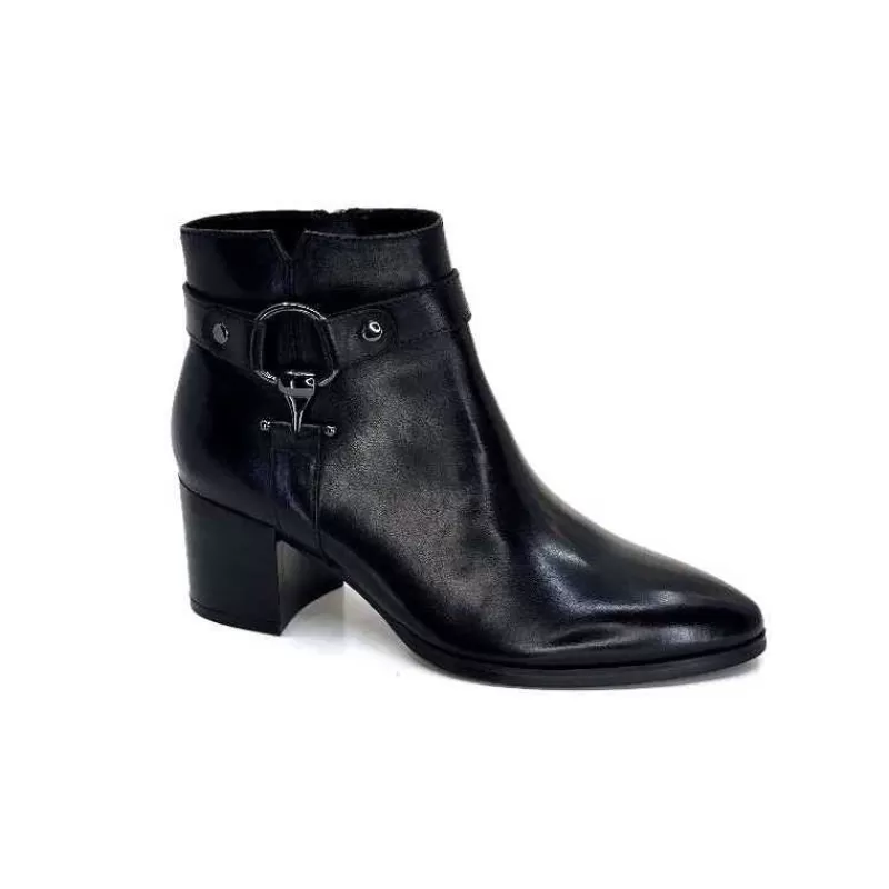 Regarde Le Ciel Taylor 35 Cuir Noir-Femme Bottines