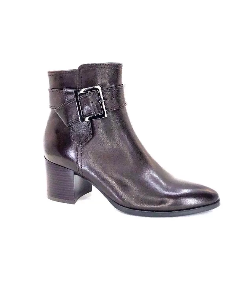 Regarde Le Ciel Taylor Cuir Marron Castagno-Femme Bottines
