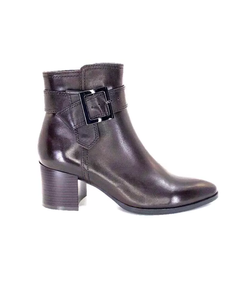 Regarde Le Ciel Taylor Cuir Marron Castagno-Femme Bottines