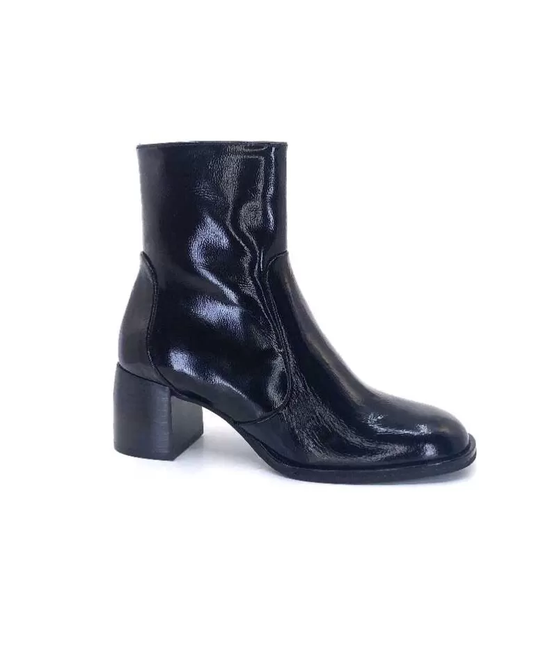 Muratti Rosemetal J2038H Jamella Cuir Noir Vernis-Femme Bottines