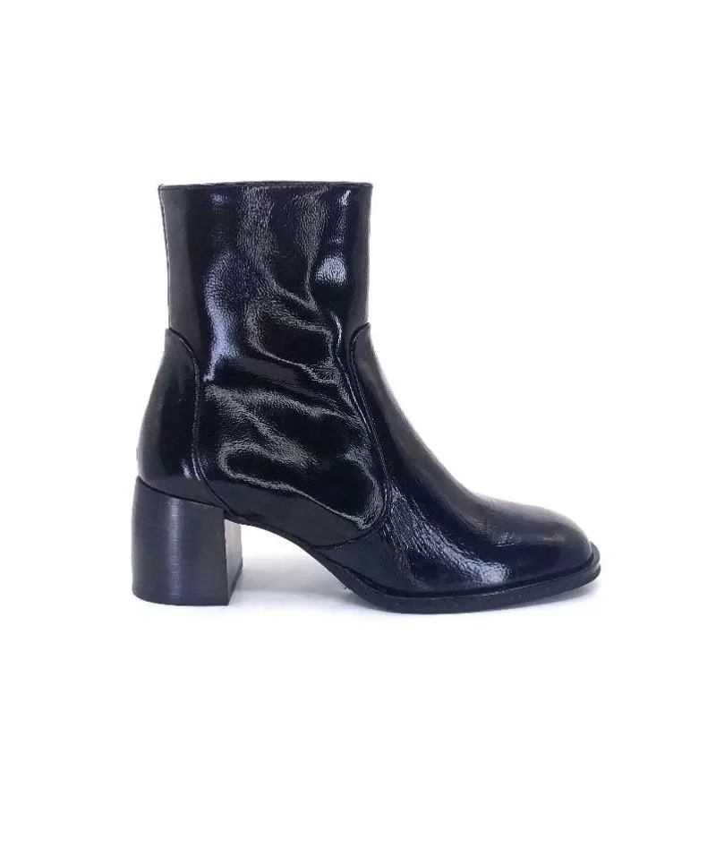 Muratti Rosemetal J2038H Jamella Cuir Noir Vernis-Femme Bottines