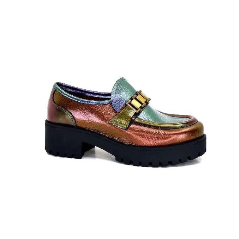 Muratti Rosemetal J2174 C Jarno Cuir Bronze Multi-Femme Mocassins